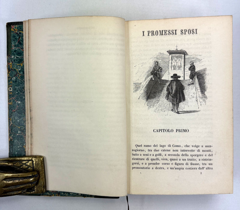 I Promesi Sposi; Storia Milanese del Secolo XVII, Scoperta e Rifatta da Alessandro Manzoni, in 2 Vols complete, 1843