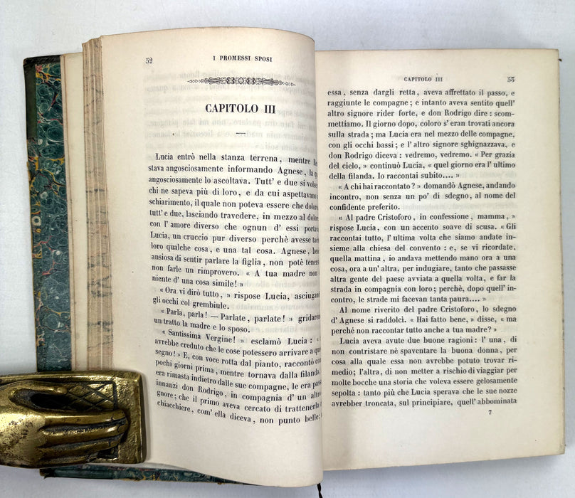 I Promesi Sposi; Storia Milanese del Secolo XVII, Scoperta e Rifatta da Alessandro Manzoni, in 2 Vols complete, 1843