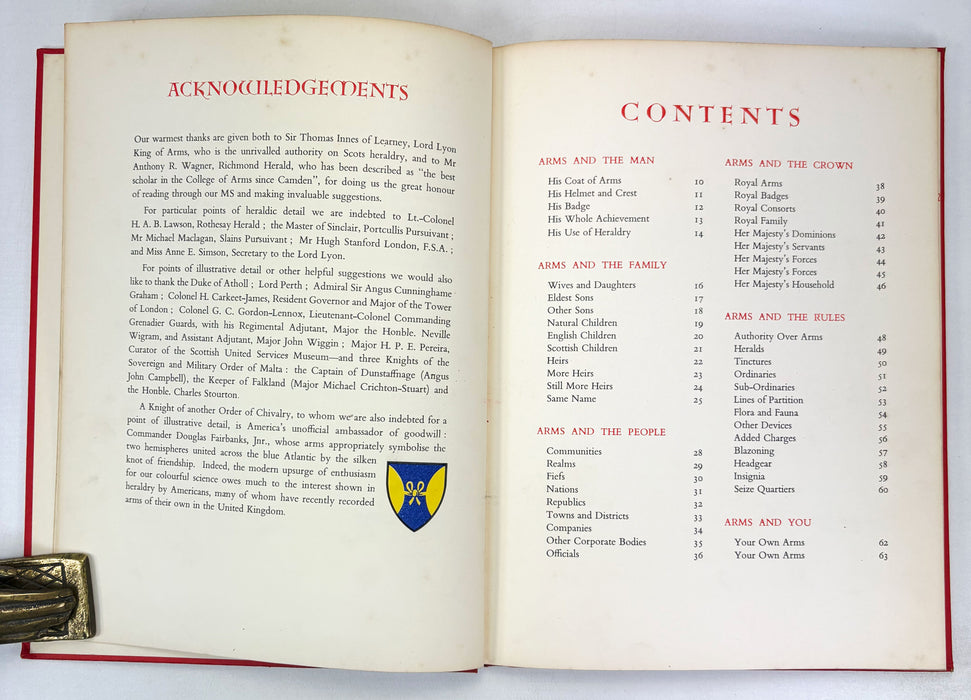 Iain Moncreiffe and Don Pottinger; Set of 3 of their 'Cheerfully Illustrated' series; Simple Heraldry, Simple Custom, and Blood Royal, 1953-1956