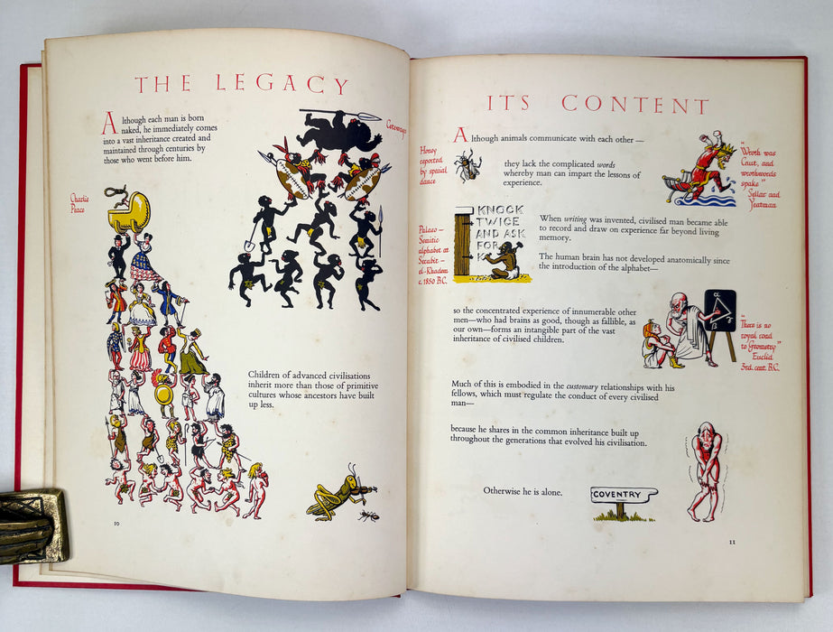 Iain Moncreiffe and Don Pottinger; Set of 3 of their 'Cheerfully Illustrated' series; Simple Heraldry, Simple Custom, and Blood Royal, 1953-1956