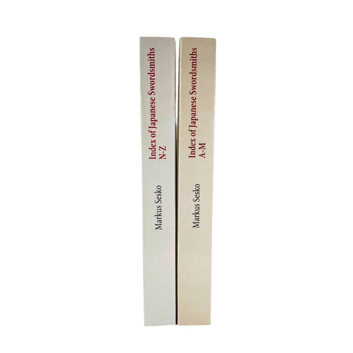 Index of Japanese Swordsmiths, Markus Sesko, 2 Volumes complete