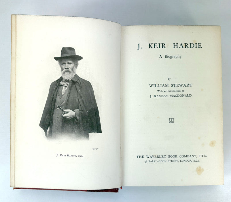 J. Keir Hardie; A Biography, by William Stewart, with an Introduction by J. Ramsay MacDonald, 1921