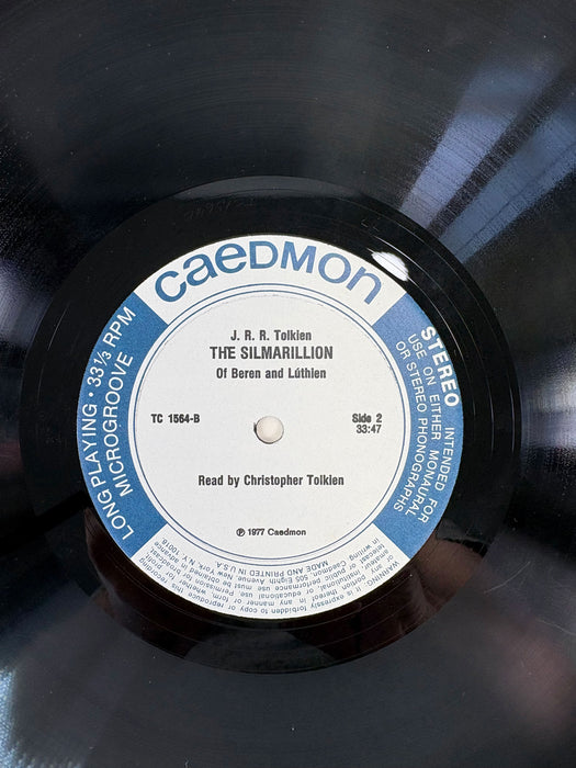J.R.R. Tolkien; The Silmarillion of Beren and Luthien, read by Christopher Tolkien, Caedmon, 1977 vinyl record