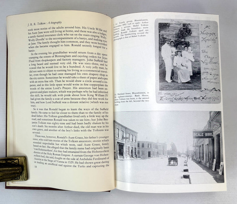 J.R.R. Tolkien; a biography, by Humphrey Carpenter, 1977 first edition.