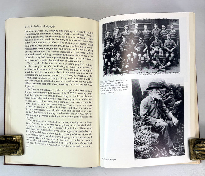 J.R.R. Tolkien; a biography, by Humphrey Carpenter, 1977 first edition.