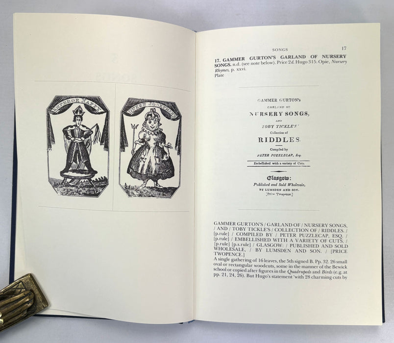 James Lumsden & Son of Glasgow; Their Juvenile Books and Chapbooks, S. Roscoe & R.A. Brimmell, Private Libraries Association, 1981