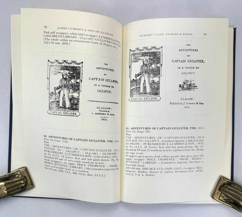 James Lumsden & Son of Glasgow; Their Juvenile Books and Chapbooks, S. Roscoe & R.A. Brimmell, Private Libraries Association, 1981