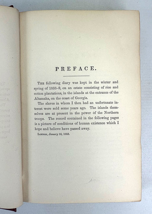 Journal of a Residence on a Georgian Plantation in 1838-1839, Frances Anne Kemble, 1863
