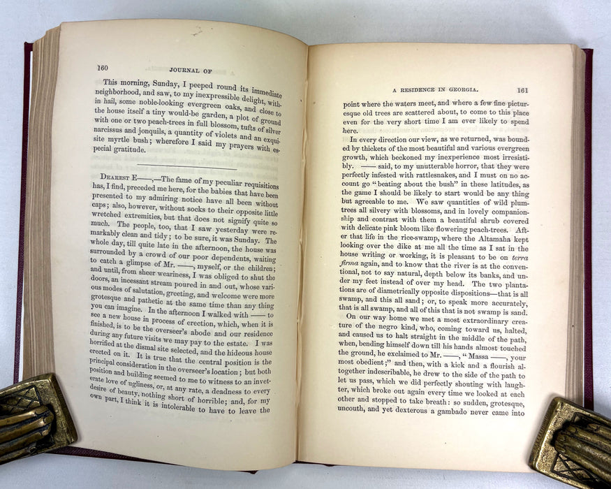 Journal of a Residence on a Georgian Plantation in 1838-1839, Frances Anne Kemble, 1863