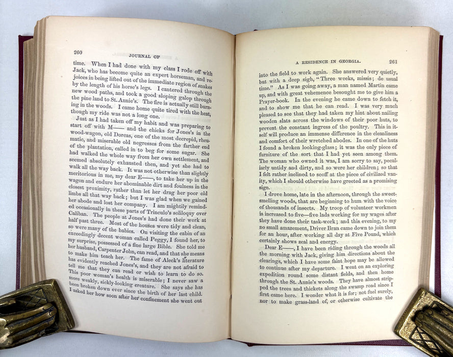 Journal of a Residence on a Georgian Plantation in 1838-1839, Frances Anne Kemble, 1863