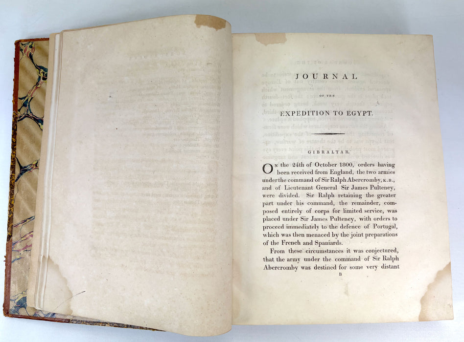 Journal of the Late Campaign in Egypt including Descriptions of That Country, and of Gibraltar, Minorca, Malta, Marmorice, and Macri; by Thomas Walsh, 1803