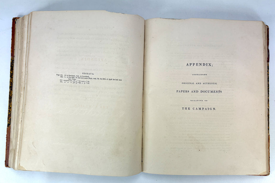 Journal of the Late Campaign in Egypt including Descriptions of That Country, and of Gibraltar, Minorca, Malta, Marmorice, and Macri; by Thomas Walsh, 1803