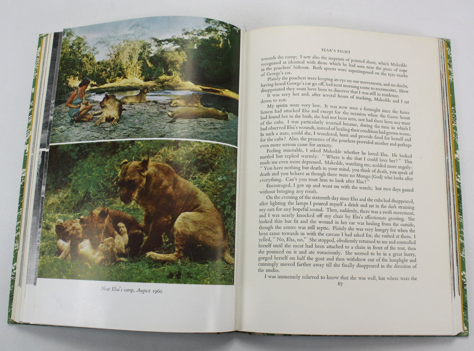 Joy Adamson; First edition set of Born Free, Living Free, & Forever Free, 1960-1962