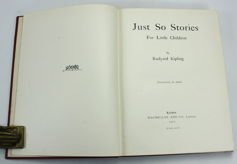 Just So Stories, Rudyard Kipling, 1902