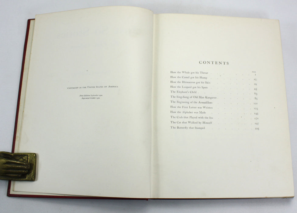 Just So Stories, Rudyard Kipling, 1902