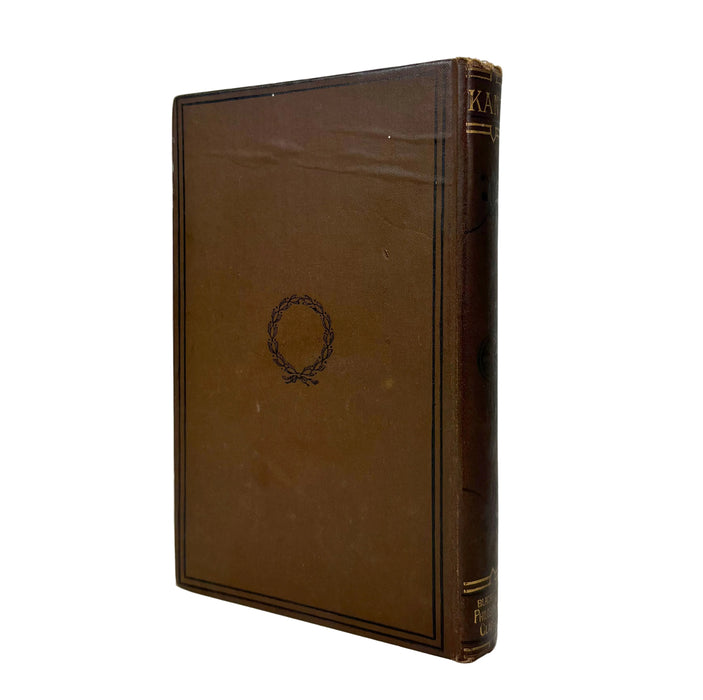 Kant, by William Wallace. Blackwood, 1882