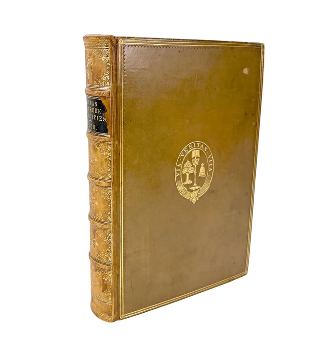 A Dictionary of Roman and Greek Antiquities, with Nearly 2000 Engravings in Wood, by Anthony Rich, Longmans. Green, & Co., 1884. Presentation copy signed by G G Ramsay