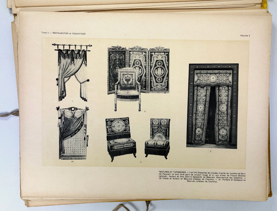 La Décoration et le Mobilier à l’époque romantique et sous le le Second Empire, by Albert Keim, Editions Nilsson, 1929