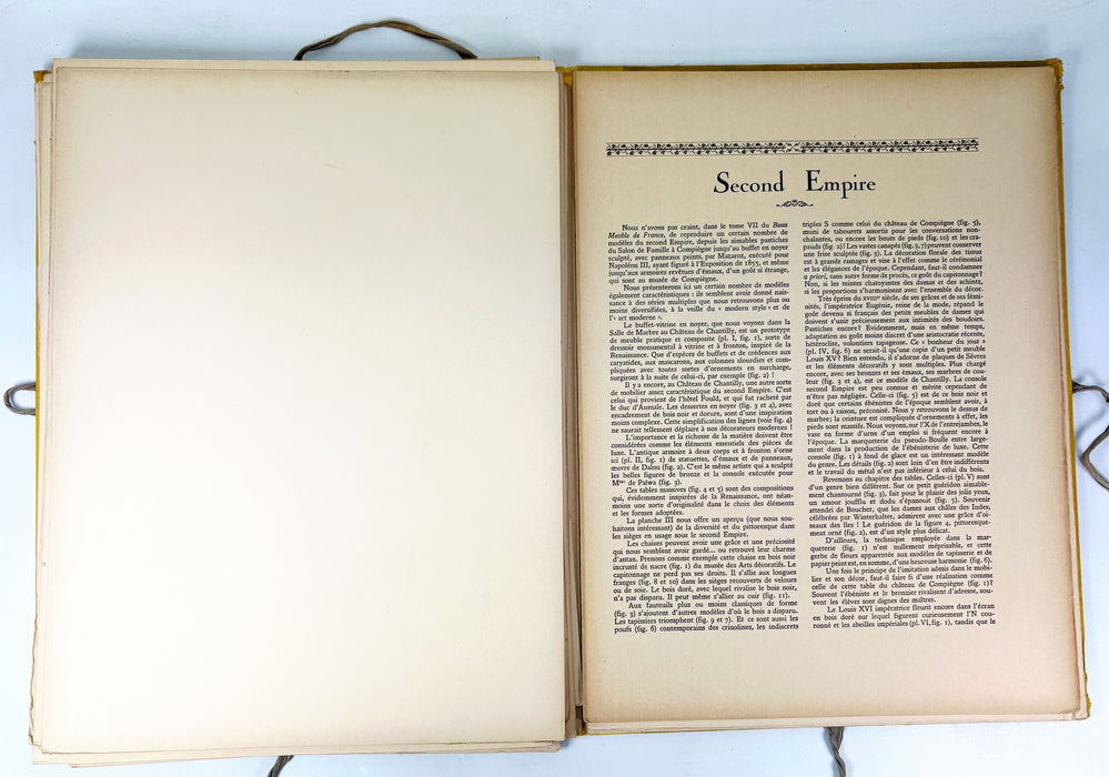 La Décoration et le Mobilier à l’époque romantique et sous le le Second Empire, by Albert Keim, Editions Nilsson, 1929