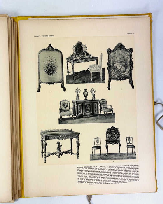 La Décoration et le Mobilier à l’époque romantique et sous le le Second Empire, by Albert Keim, Editions Nilsson, 1929