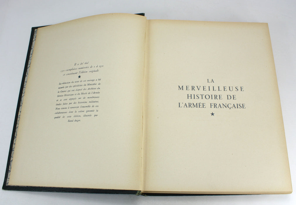 La Merveilleuse Histoire de L'Armee Francaise, 1947