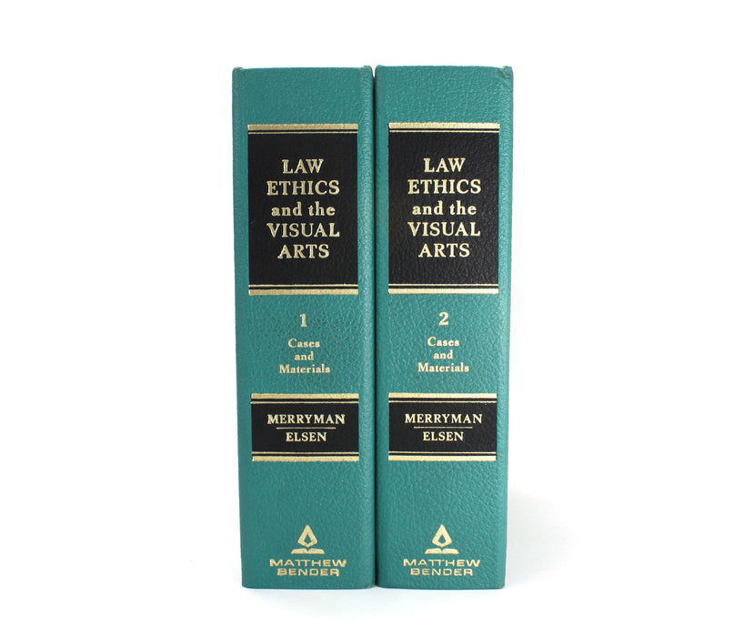 Law, Ethics and the Visual Arts; Cases and Materials, Merryman & Elsen, Matthew Bender, 1979, 2 Volume Set
