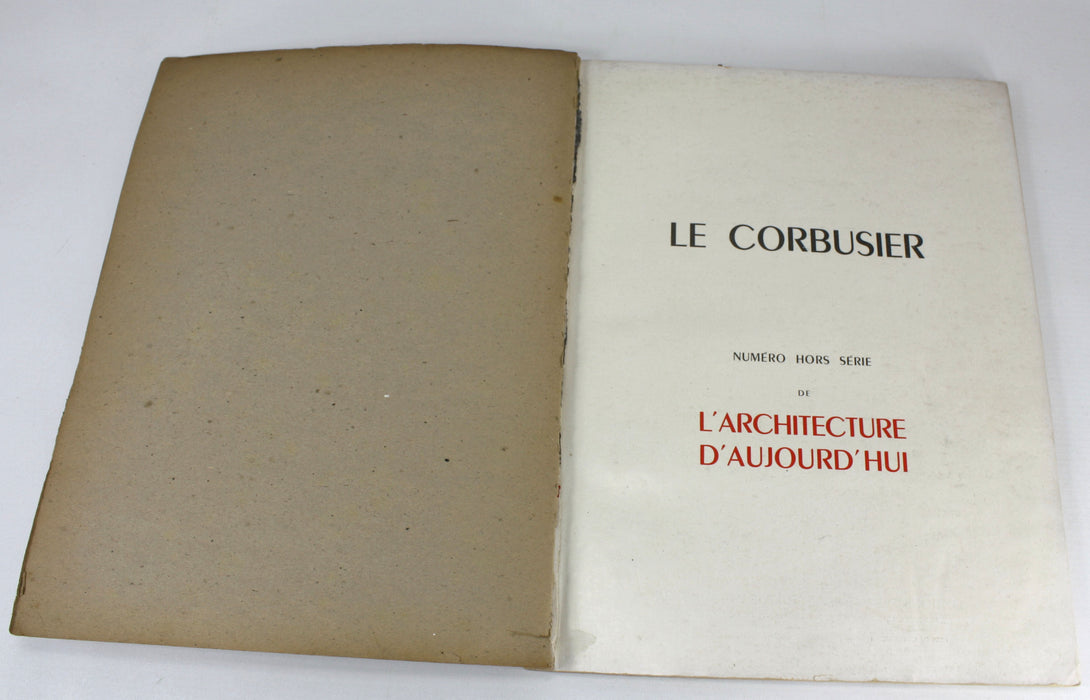 Le Corbusier; Numero Hors Serie de Architecture D'Aujourd'hui, 1948