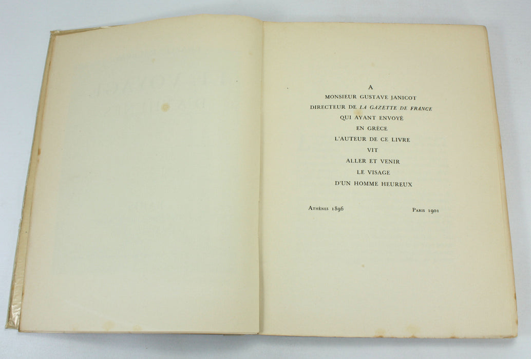 Le Voyage D'Athenes, Charles Maurras, Librairie Plon, Paris, 1939