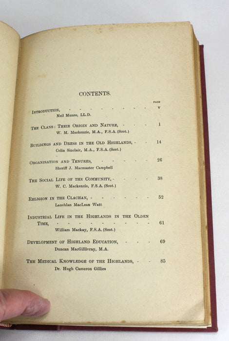 Leabar A' Chlachain; Home Life of the Highlanders 1400-1746, Highland Village Association Ltd, 1911