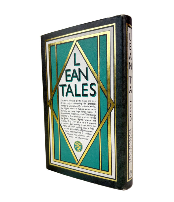 Lean Tales, by James Kelman, Agnes Owens, and Alasdair Gray. 1985 first edition, Jonathan Cape