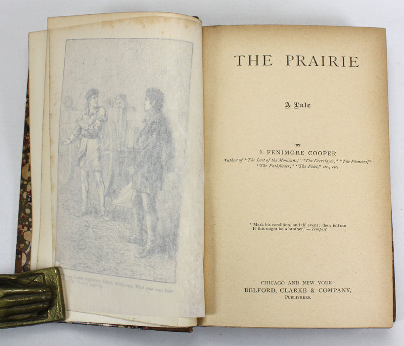 Leather Stocking Tales; 5 Volume set, J. Fenimore Cooper, Belford, Clarke & Company, c. 1880