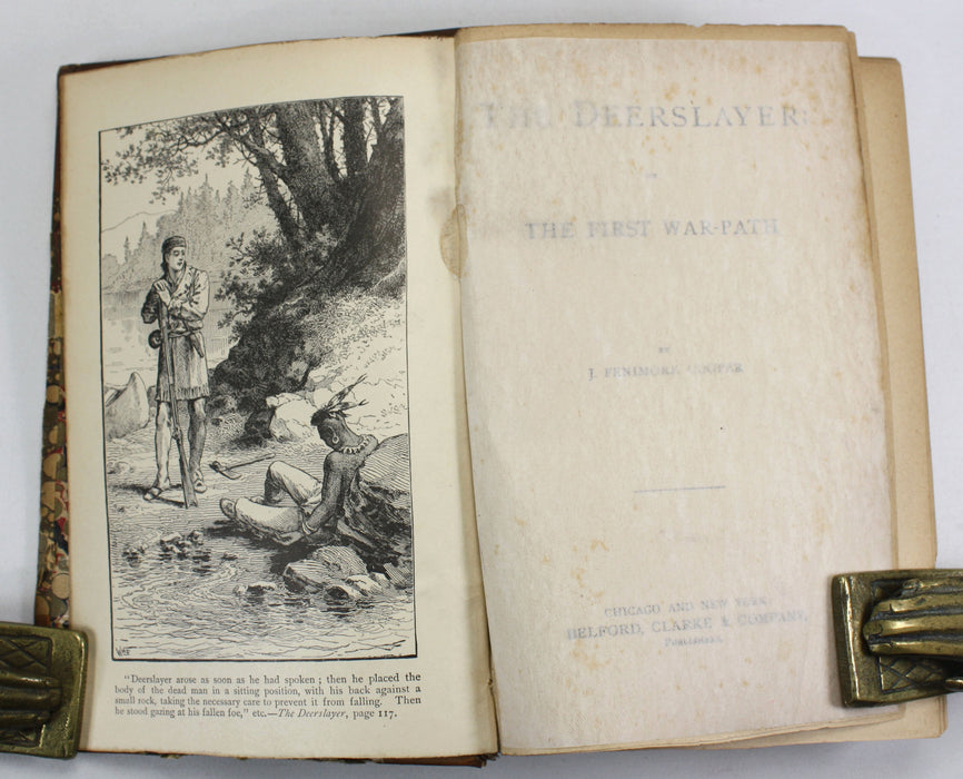 Leather Stocking Tales; 5 Volume set, J. Fenimore Cooper, Belford, Clarke & Company, c. 1880