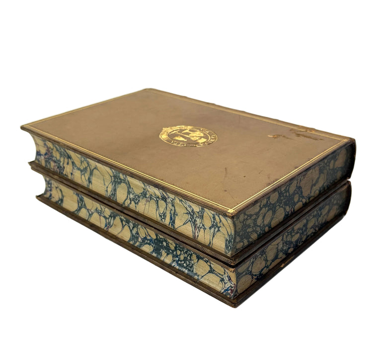 Lectures on Logic, by Sir William Hamilton, 1874. Prize binding signed by John Veitch (editor). In 2 volumes.