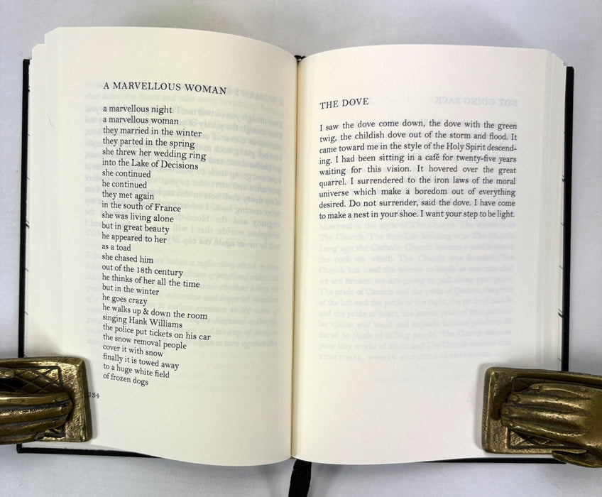 Leonard Cohen; Poems and Songs, edited by Robert Faggen, Everyman, Alfred A. Knopf, 2011