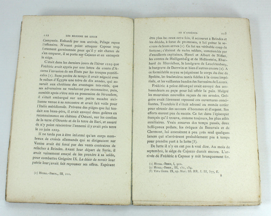 Les Brienne de Lecce et D'Athenes; Histoire, Le Cte. Fernand De Sassenay, Hachette, Paris, 1869