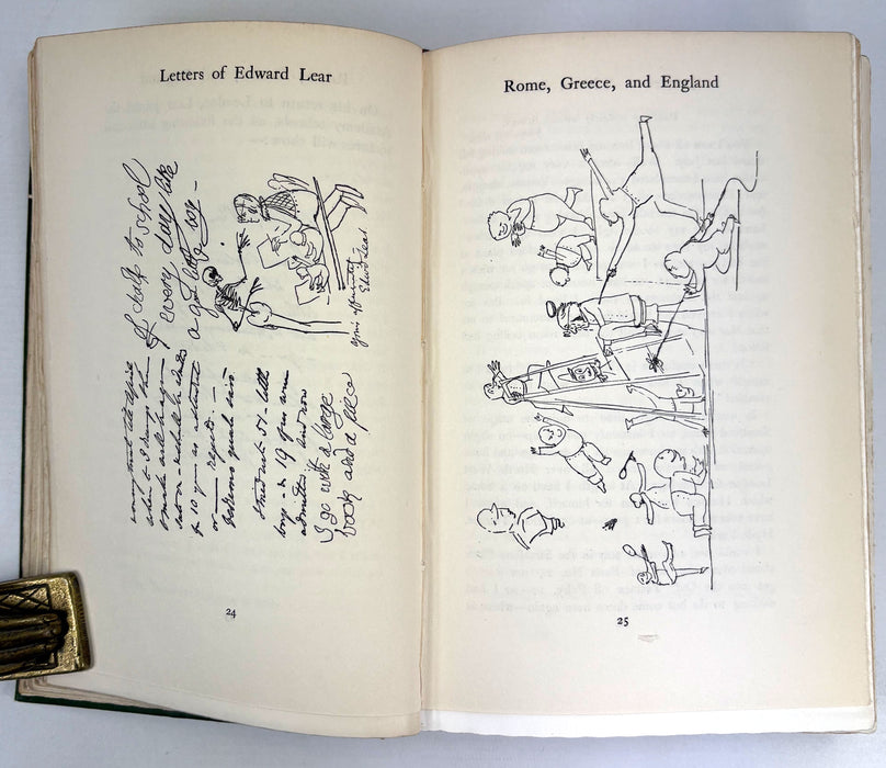 Letters of Edward Lear to Chichester Fortescue and Frances Countess Waldegrave, edited by Lady Strachey, Illustrated, 1907