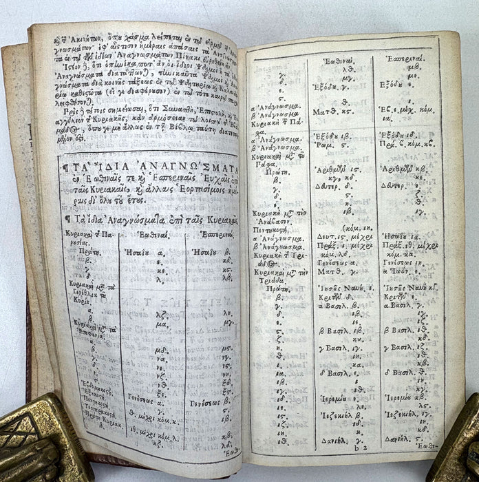 Liturgia Graeca (Greek Book of Common Prayer) - with Psalterion tou David, Cambridge; John Field, 1665.