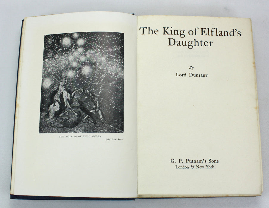 Lord Dunsany; The King of Elfland's Daughter, 1924. First trade edition.