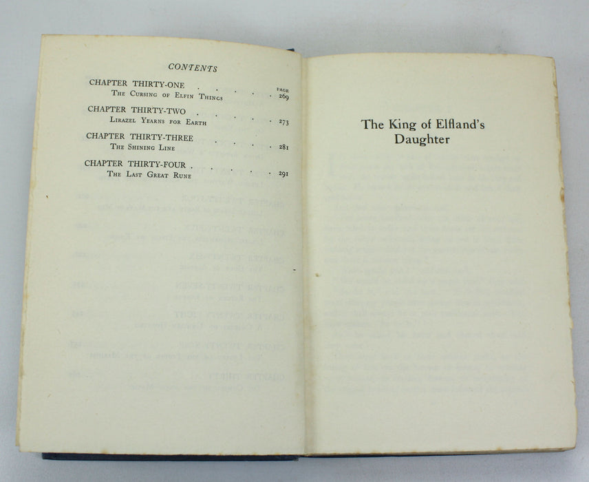 Lord Dunsany; The King of Elfland's Daughter, 1924. First trade edition.