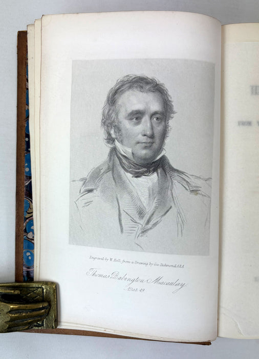 Lord Macaulay - History of England & Critical and Historical Essays - 8 uniform Volumes - University College Oxford Prize Bindings - 1881 & 1891