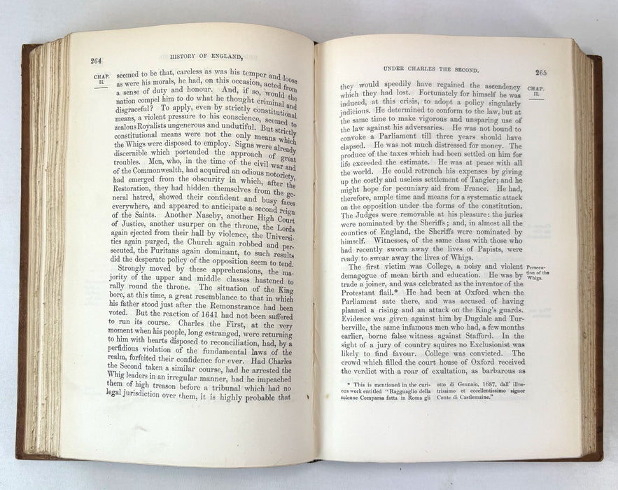 Lord Macaulay - History of England & Critical and Historical Essays - 8 uniform Volumes - University College Oxford Prize Bindings - 1881 & 1891