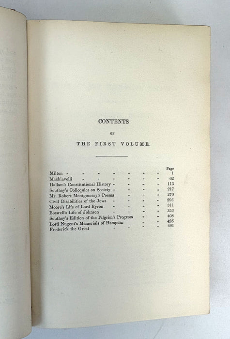 Lord Macaulay - History of England & Critical and Historical Essays - 8 uniform Volumes - University College Oxford Prize Bindings - 1881 & 1891