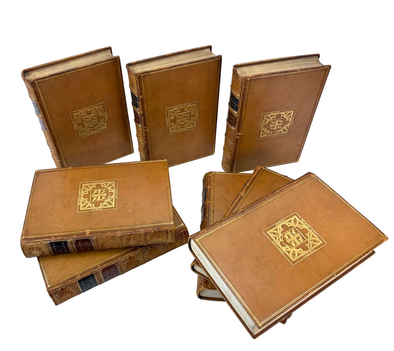 Lord Macaulay - History of England & Critical and Historical Essays - 8 uniform Volumes - University College Oxford Prize Bindings - 1881 & 1891