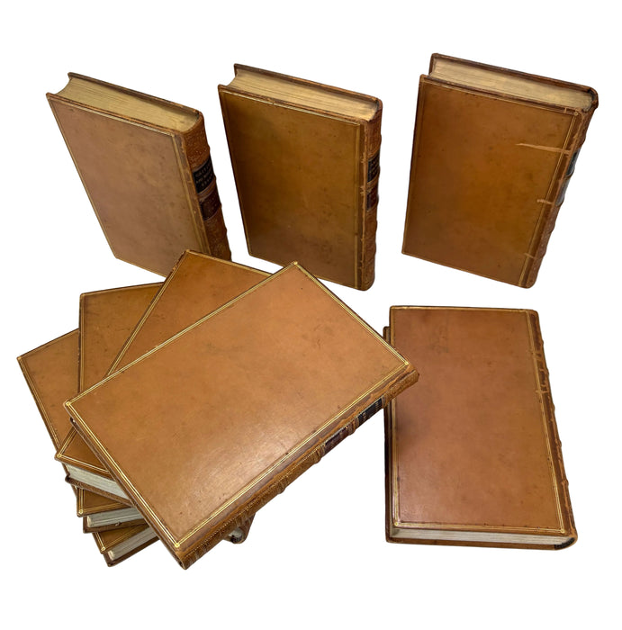 Lord Macaulay - History of England & Critical and Historical Essays - 8 uniform Volumes - University College Oxford Prize Bindings - 1881 & 1891