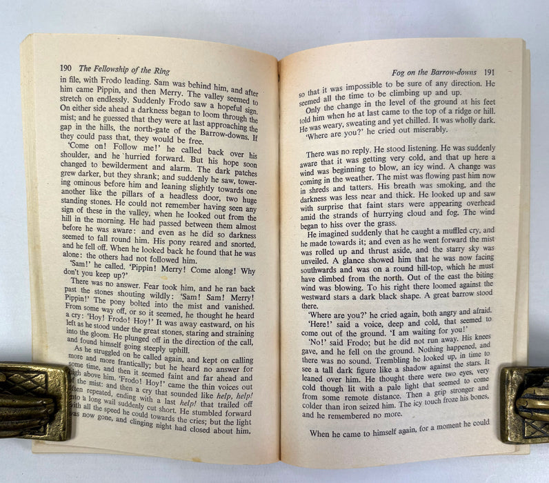 Lord of the Rings boxed set, plus The Hobbit in matching edition, Unwin Paperbacks, 1981