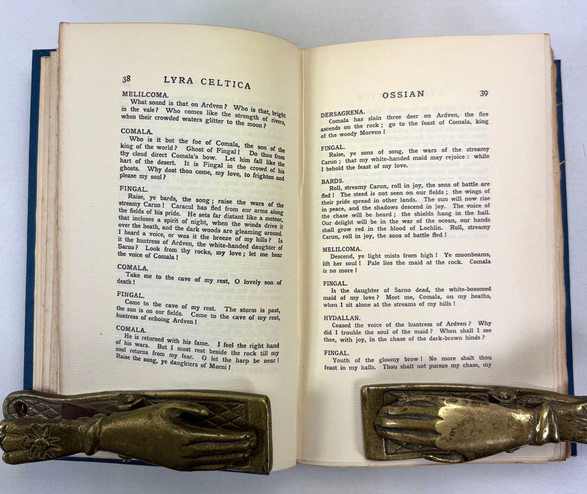 Lyra Celtica; An Anthology of Representative Celtic Poetry, E.A. Sharp & J. Matthay, Edinburgh 1932