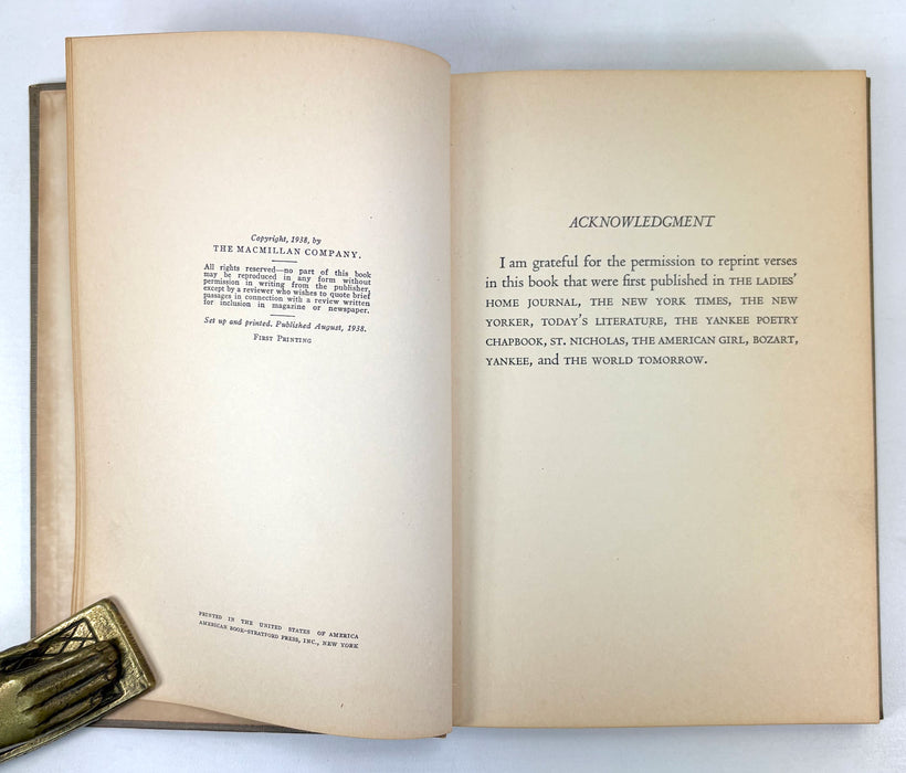 Maine Ballads, Robert P. Tristram Coffin, Inscribed first printing, 1938