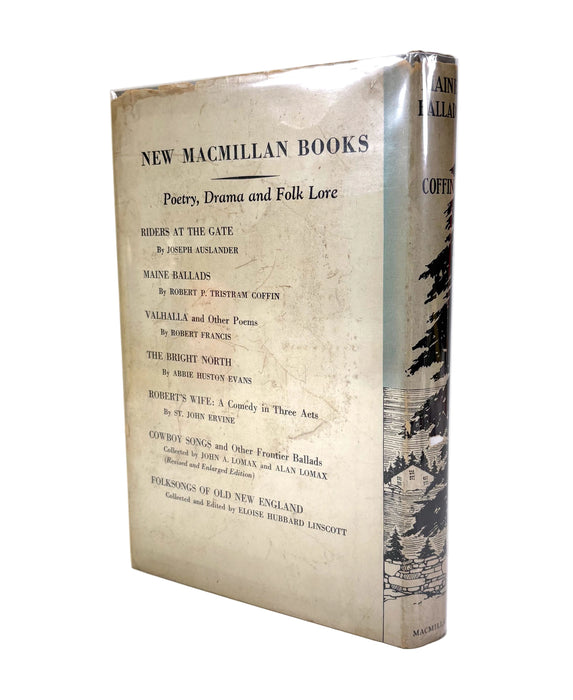 Maine Ballads, Robert P. Tristram Coffin, Inscribed first printing, 1938