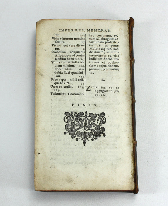 Martial; Primus Romana Crispus in historia. Cum Vetrum Historicorum Fragmentis, C. Sallutius Crispus 1675
