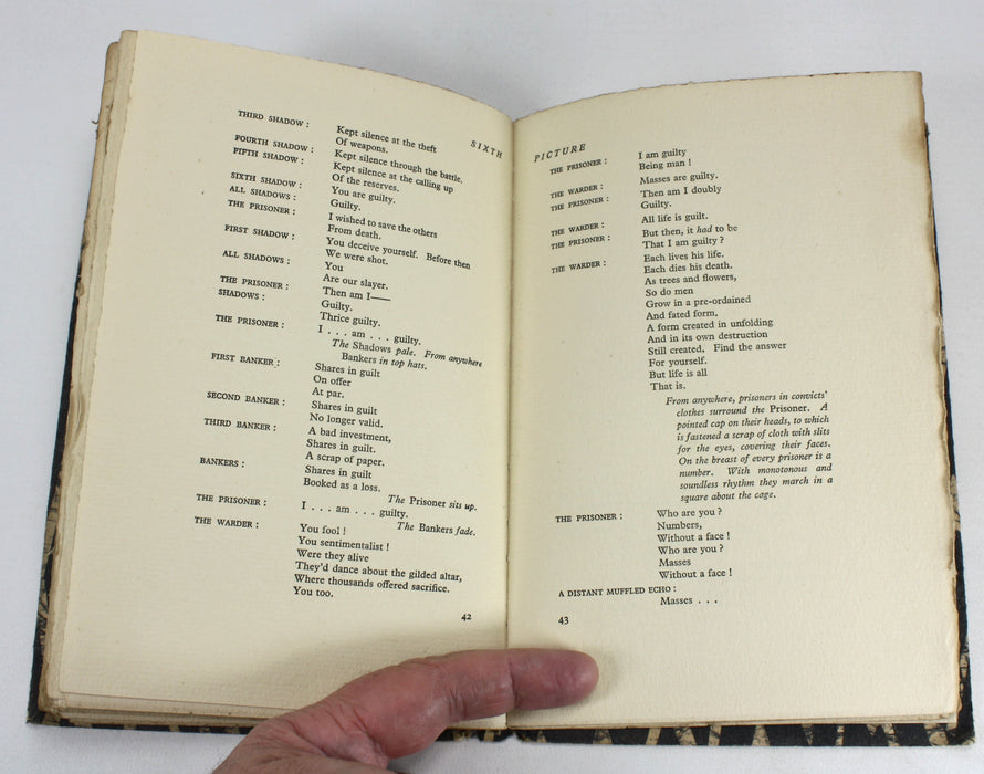 Masses and Man, Ernst Toller, Nonesuch Press 1923, signed by Naomi Mitchison